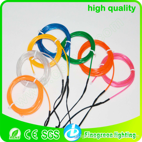 2.3mm EL Welted Wires, Cuttable EL Wires with 2AA Battery Inverter
